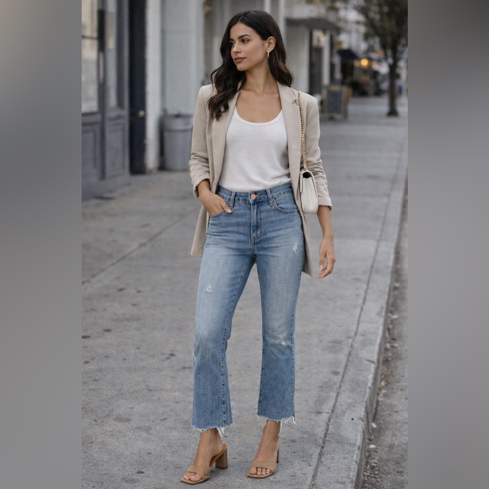 J.Crew Demi Bootcut Crop Jeans | Size 26 Tall | Stretch Denim | Flattering Fit​
